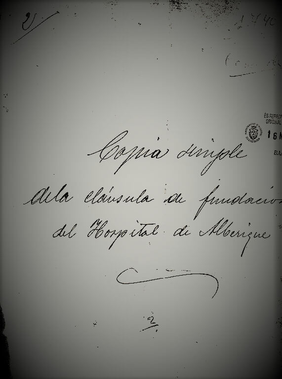 Residencia la Milagrosa - Alberic - Composicion y Patronato