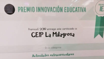 Residencia La Milagrosa - Alberic - El Colegio La Milagrosa ganador en su categoría en la II Edición de los Premios de Innovación Educativa