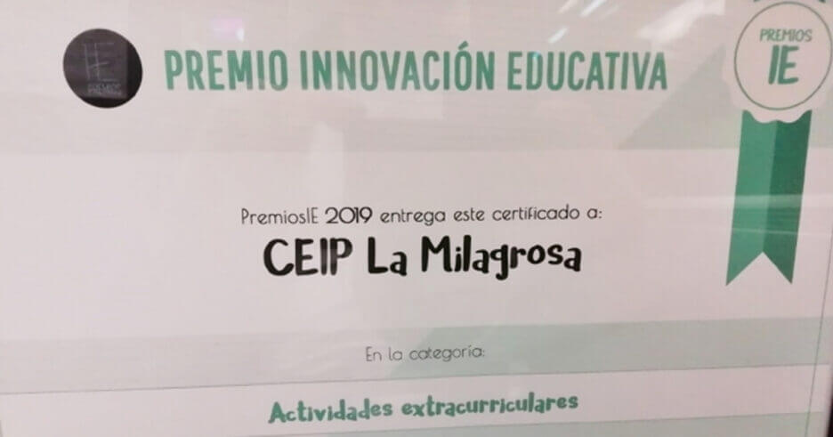 Residencia La Milagrosa - Alberic - El Colegio La Milagrosa ganador en su categoría en la II Edición de los Premios de Innovación Educativa