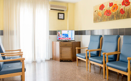 Residencia la Milagrosa - Alberic - Instalaciones - Sala de estar y TV