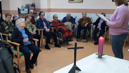 Residencia La Milagrosa - Alberic - Eucaristía del Miércoles de Ceniza