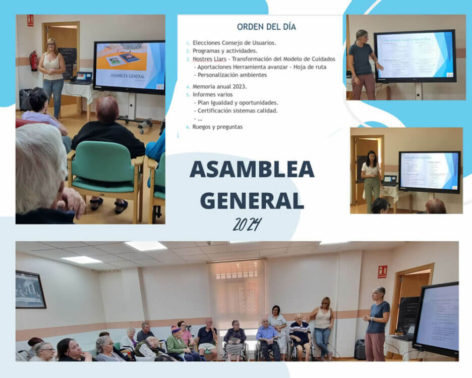 Residencia La Milagrosa - Alberic - Asamblea General 2024 - Residencia la Milagrosa Programa Asamblea 2024 1