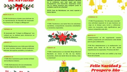 Residencia La Milagrosa - Alberic - Programación Navidad 2024