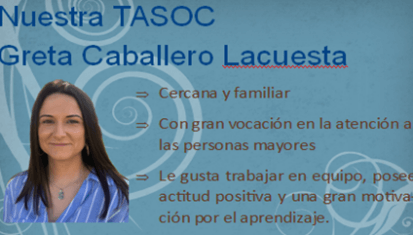 Residencia La Milagrosa - Alberic - Presentamos a nuestra TASOC