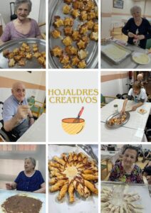 Residencia La Milagrosa - Alberic - Una Tarde para Compartir: Hojaldres, Música y Buen Ambiente - COLLAGE COCINA HOJALDRES 1