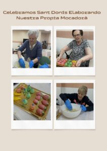 Residencia La Milagrosa - Alberic - Taller de Cocina para celebrar Sant Donís - COLLAGE MOCADORA 1 1