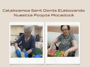 Residencia La Milagrosa - Alberic - Taller de Cocina para celebrar Sant Donís