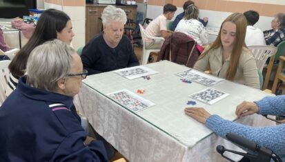 Residencia La Milagrosa - Alberic - Bingo Musical con los Juniors Santa Bárbara